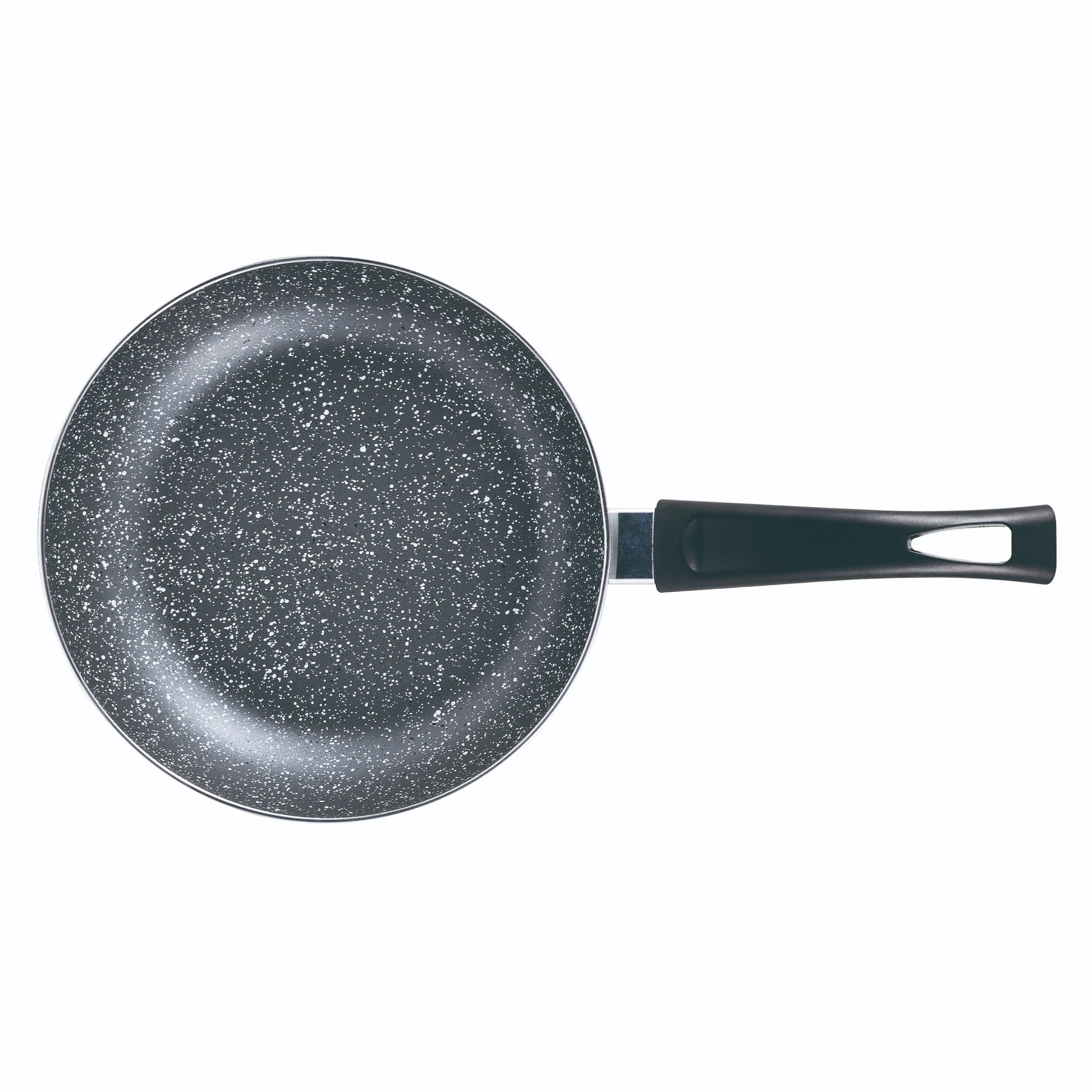 Set 3pc Sarten (16+20+24cm) Aluminio Prensado, Inducción, Negra Soul Marble Con Set 3pc Utensilios De Cocina Nylon Con Set 4pc Cuchillos Acero Inoxid_2