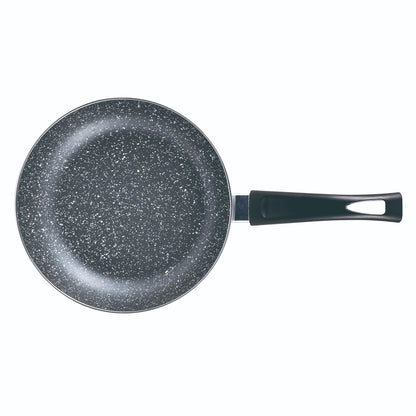 Set 3pc Sarten (16+20+24cm) Aluminio Prensado, Inducción, Negra Soul Marble Con Set 3pc Utensilios De Cocina Nylon Con Set 4pc Cuchillos Acero Inoxid_2