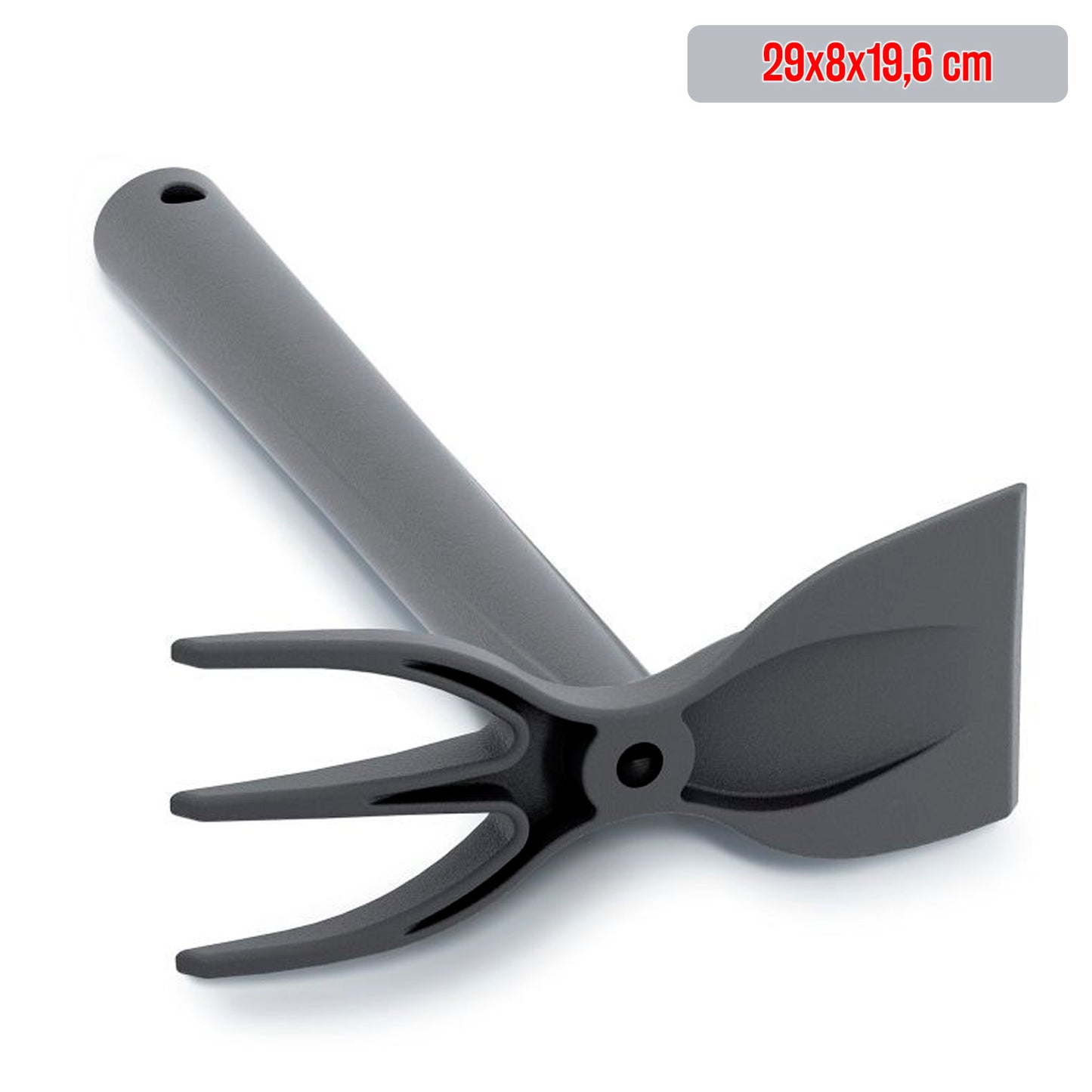 Rastrillo Manual Pequeño Para Jardinería R Cultivator , Dimensiones (mm) 270x78x54, Color Negro_2