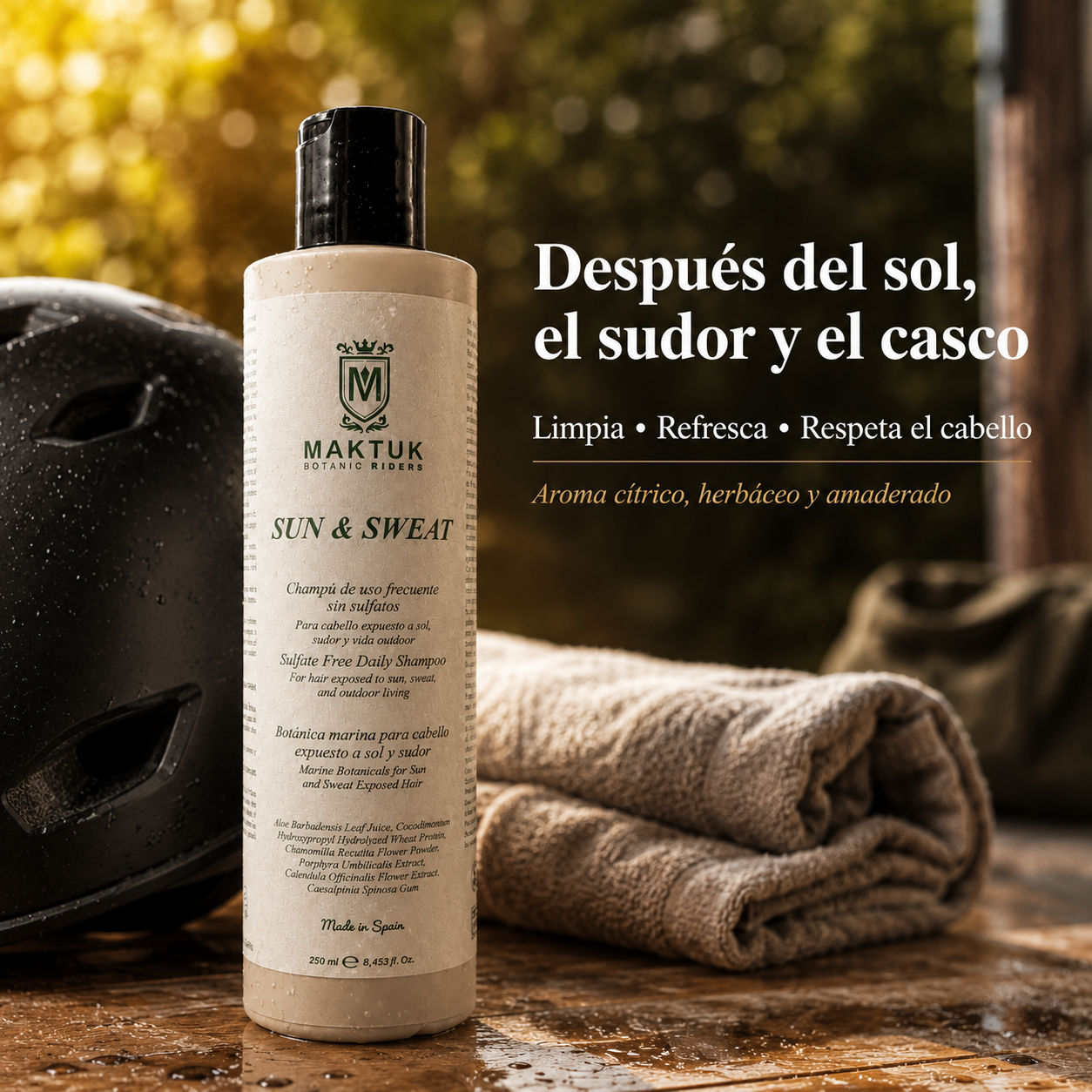 Champú Sin Sulfatos Para Deportistas Sun & Sweat 250 Ml_1