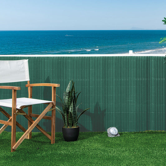 Cañizo Pvc Superior D/c Verde - Protege Y Decora Tu Espacio 2x5 M / Multicolor_0