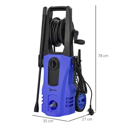 Durhand Hidrolimpiadora 1800w Caudal 510l/h Bomba De Aluminio Presión De 150 Bar_2