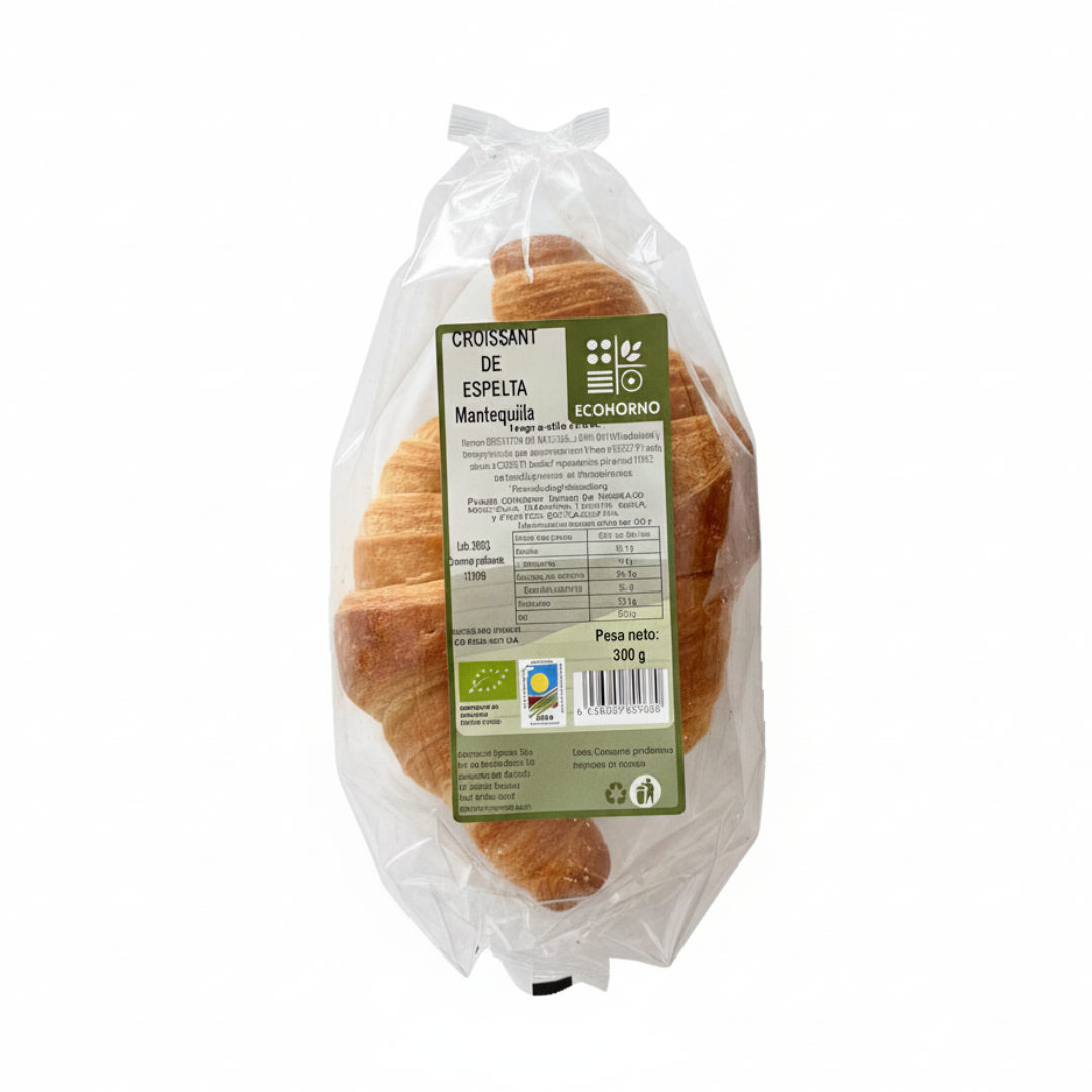 Croissants ecológicos de espelta con mantequilla 300 g_0