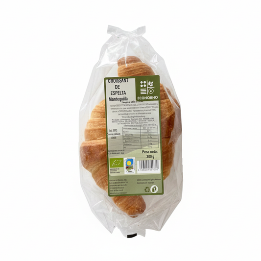 Croissants ecológicos de espelta con mantequilla 300 g_0