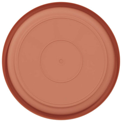 Bandeja Redonda Para Flores 6 Uds. Rojo Ladrillo Ø 14 X 2 Cm_5