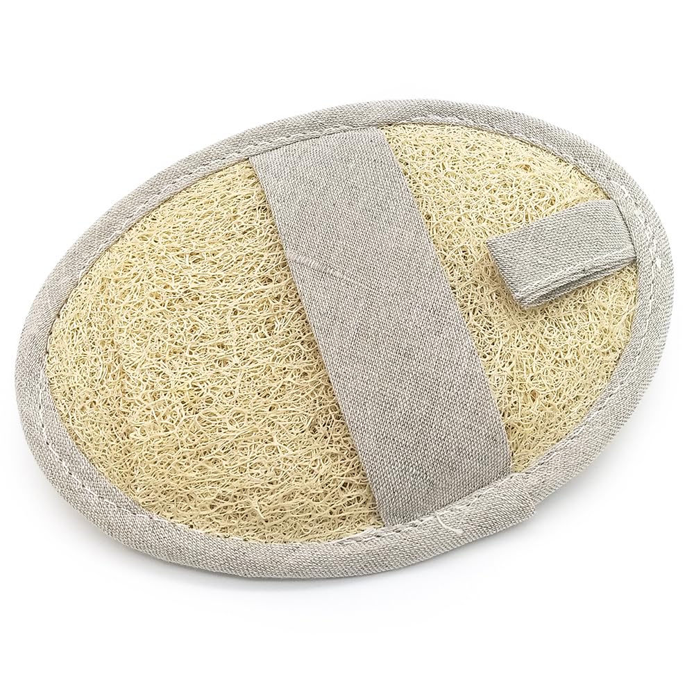 Esponja Natural Vegetal De Luffa Ovalada - Limpieza Y Exfoliación - Activa La Circulación - Cultivada Y Hecha En Galicia_1