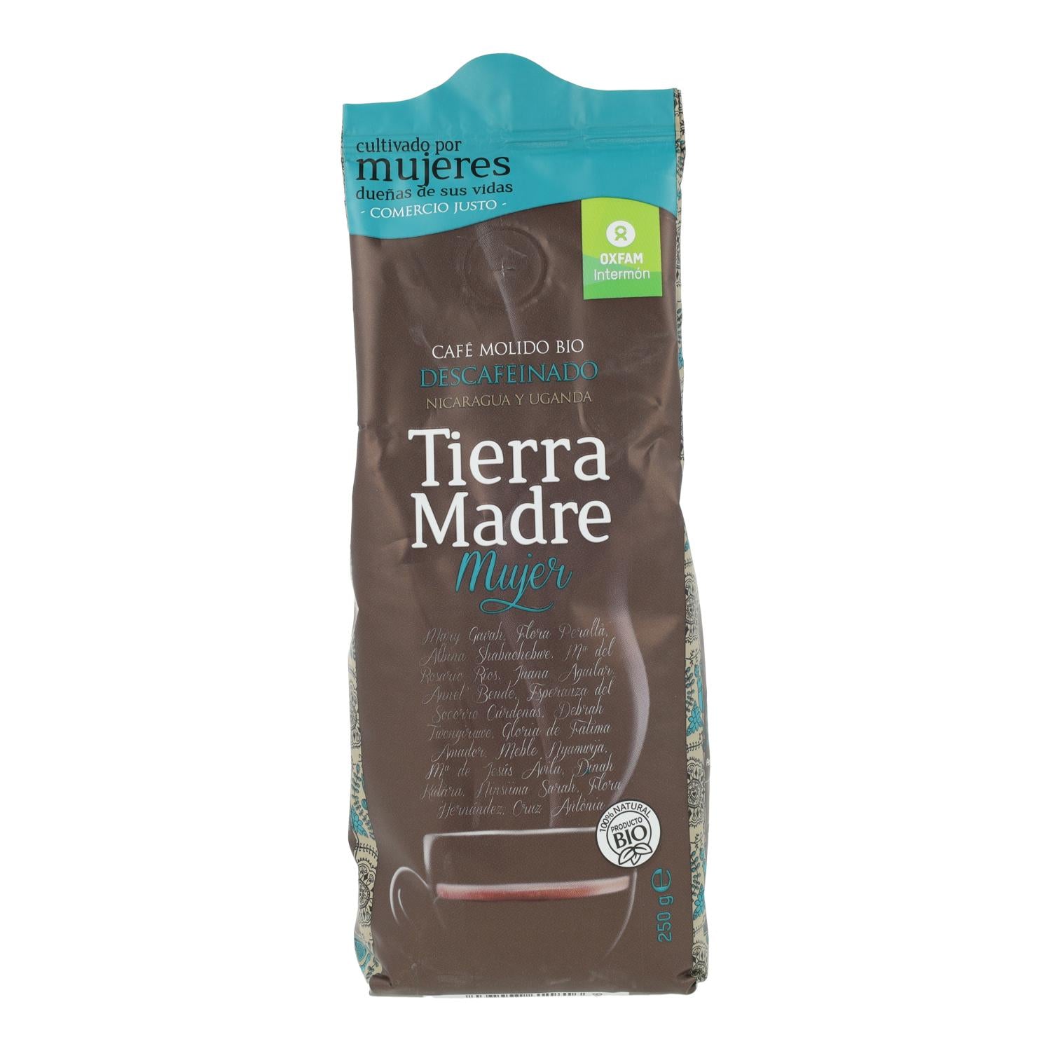 Café Comercio Justo Molido Descafeinado Mujer BIO Tierra Madre 250g