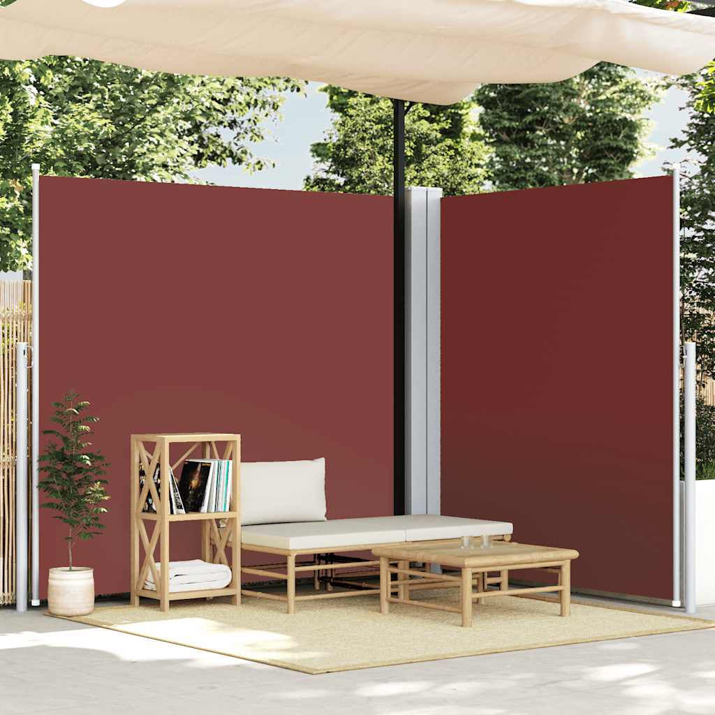 Vidaxl Toldo Lateral Retráctil Marrón 220x600 Cm_1