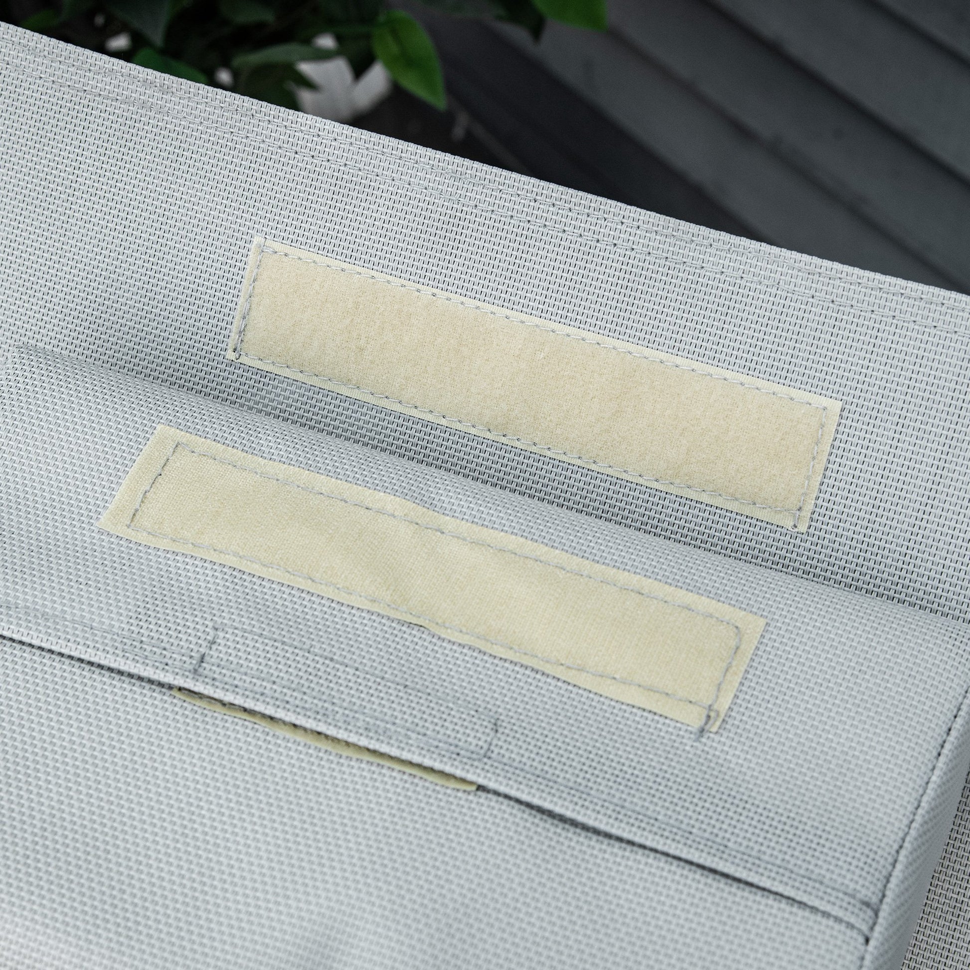 Outsunny Mecedora Para Jardín Con Reposacabezas 63x144x84 Cm Gris_4