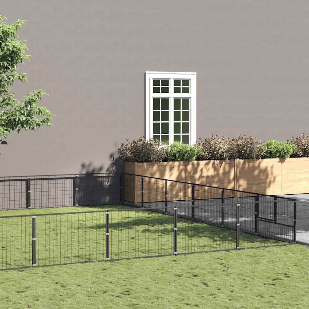 Perrera Acero 42 M² Negra_1