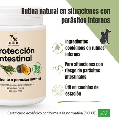 Protección intestinal ECO para perros y gatos – Lombrices y parásitos internos – 100 g_2