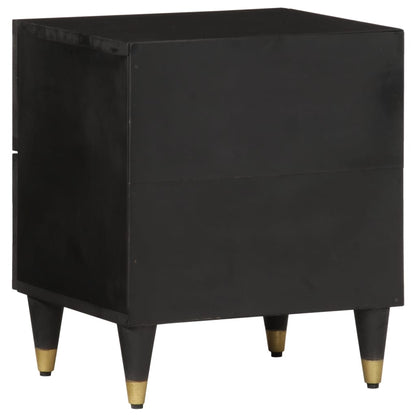 Mesitas De Noche 2 Uds Madera Maciza De Mango 40x33x46 Cm_4