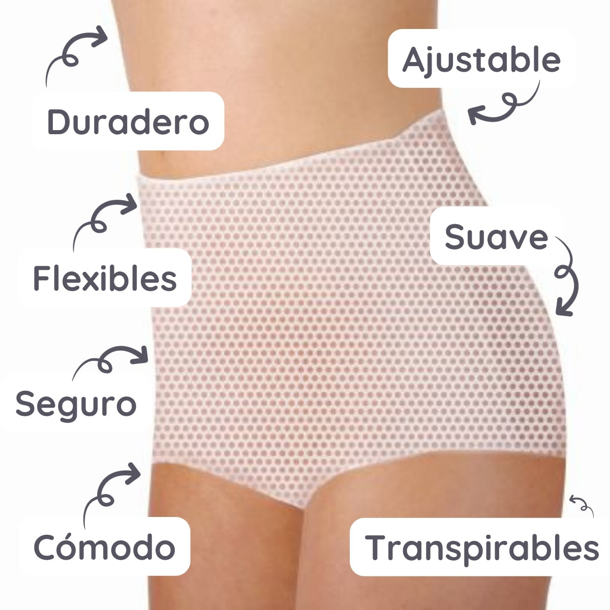 Braguitas Cullote Postparto Uso Multiple L 2u._5