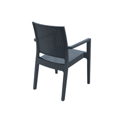 Siesta Exclusive Pack De 2 Sillas Para Exterior Ibiza Ratán Gris_4