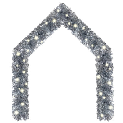 Vidaxl Guirnalda De Navidad Con Luces Led Plateado 5 M_1