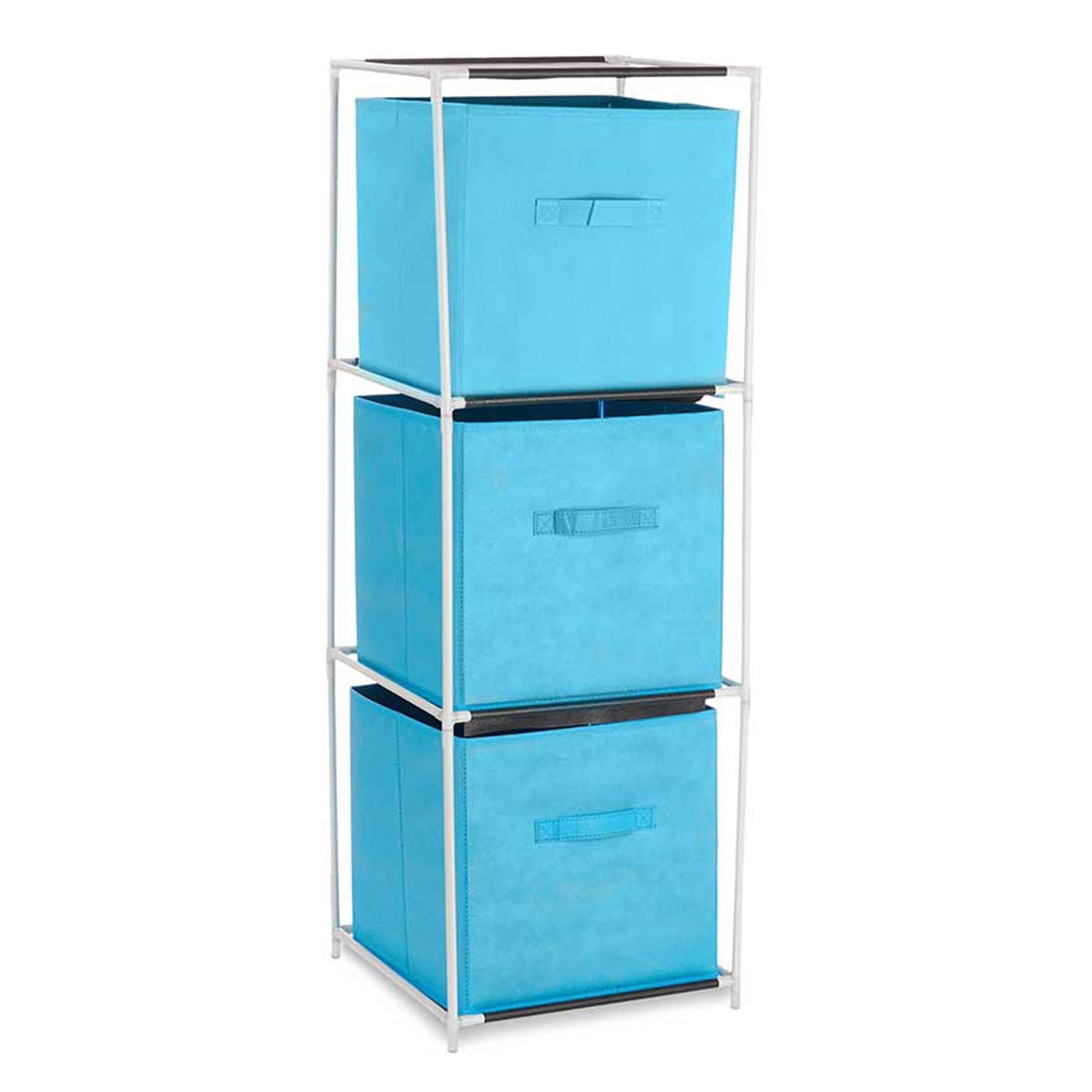 Estantería 3 Cajones Tnt Azul - Colección Kipit_0