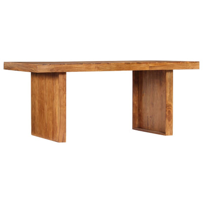 Mesa De Comedor De Madera Maciza De Acacia 180x90x75 Cm_1