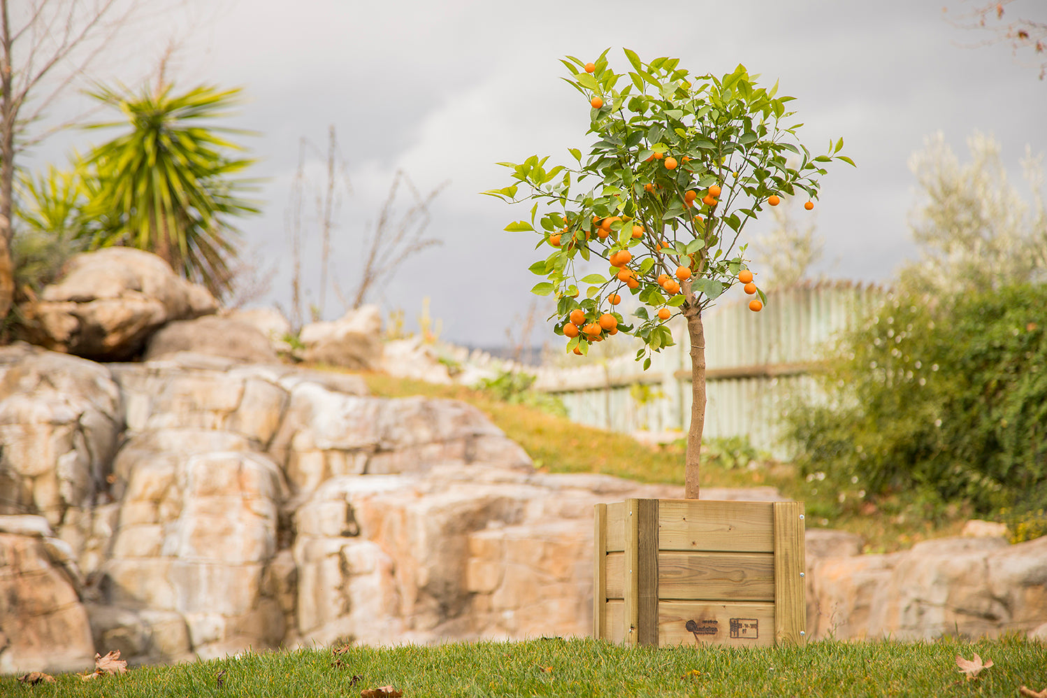 Macetero Elche Cuadrado De Madera Tratada Autoclave Riesgo Iv De 60 X 60 X 52 Cm 105l Para Exterior.._4