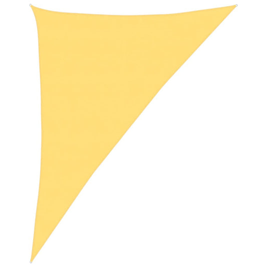 Vidaxl Toldo De Vela Hdpe Beige 160 G/m² 4x5x6,8 M_0