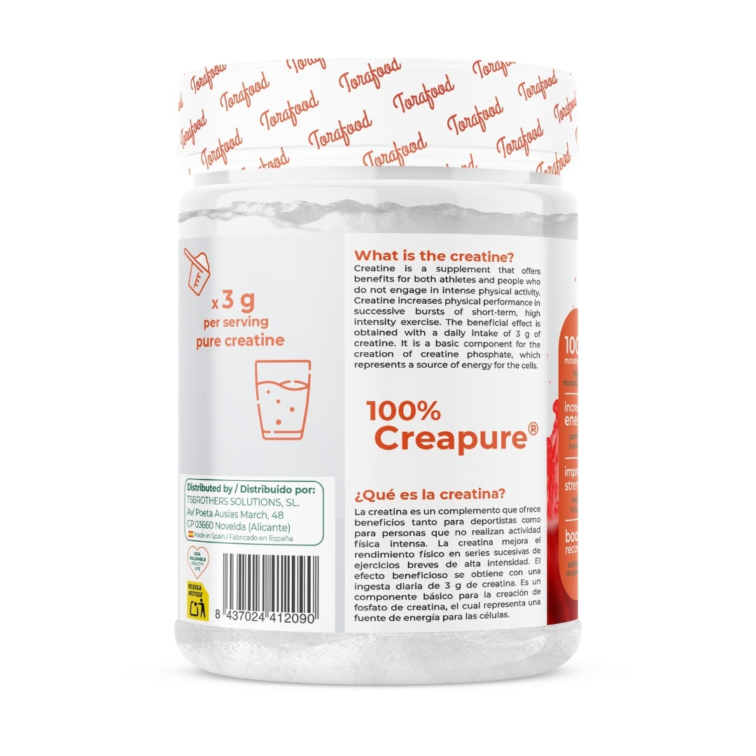 Creatina Creapure Monohidratada Lollipop 320g Torafood_1