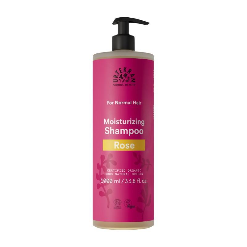 Champú de Rosas Urtekram para Cabello Normal 500 ml
