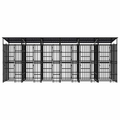Perrera De Exterior Con Techo De Acero 11,06 M²_4