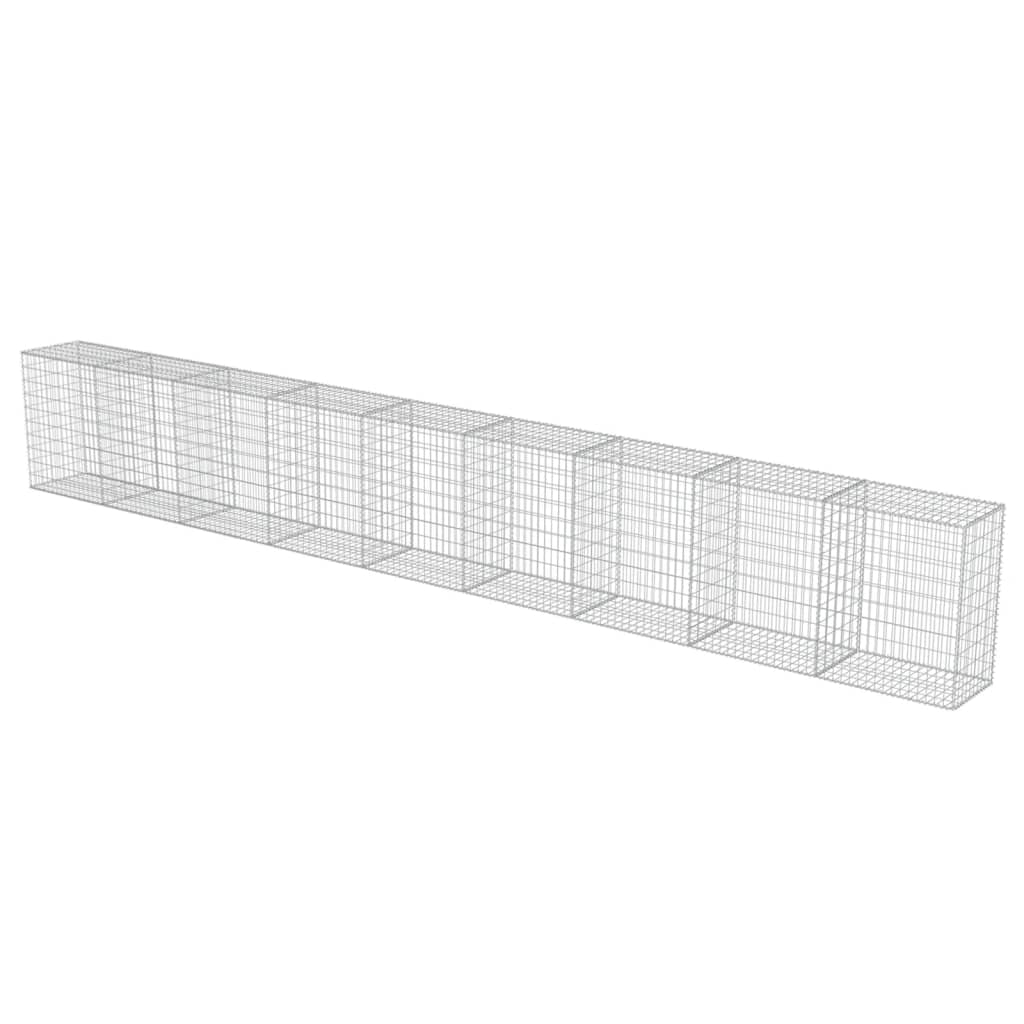 Muro De Gaviones Con Cubiertas Acero Galvanizado 900x50x100 Cm / Vetonek_2