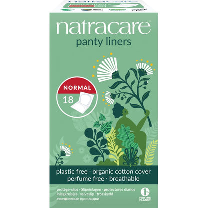 Salvaslip normal (en sobre individual) Natracare 18 Uds