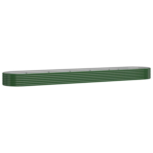 Jardinera Arriate Acero Galvanizado Verde 507x100x36 Cm_0