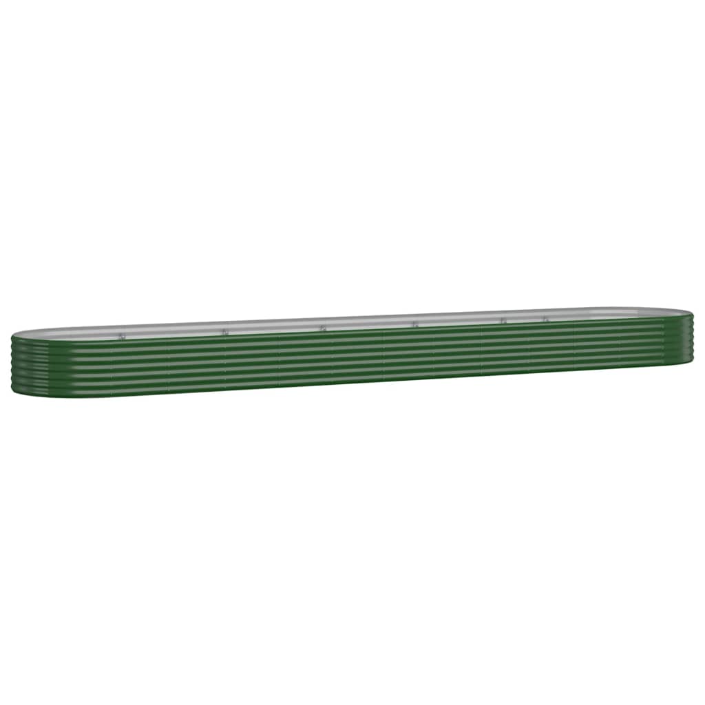Jardinera Arriate Acero Galvanizado Verde 507x100x36 Cm_0