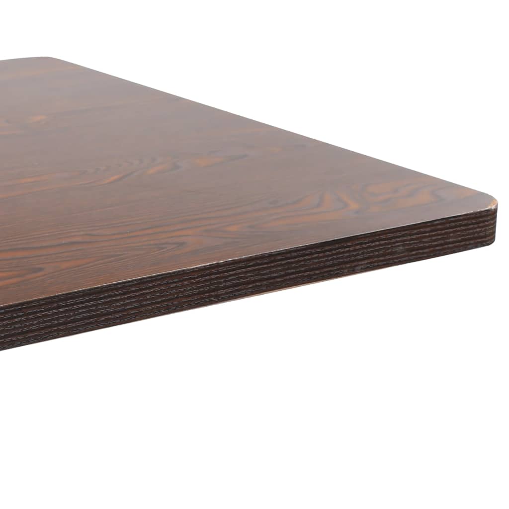 Mesa Bistró Mdf Marrón Oscuro 80x80 Cm_2