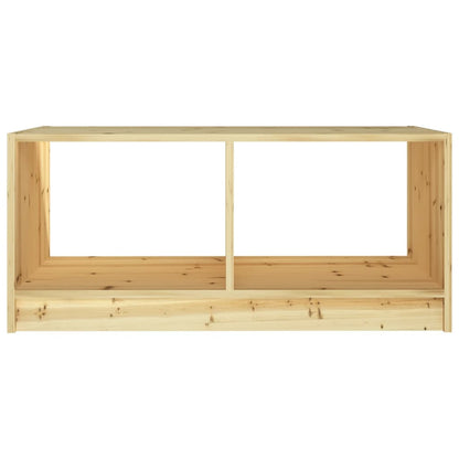 Mesa De Centro De Madera Maciza De Abeto 75x50x33,5 Cm_3