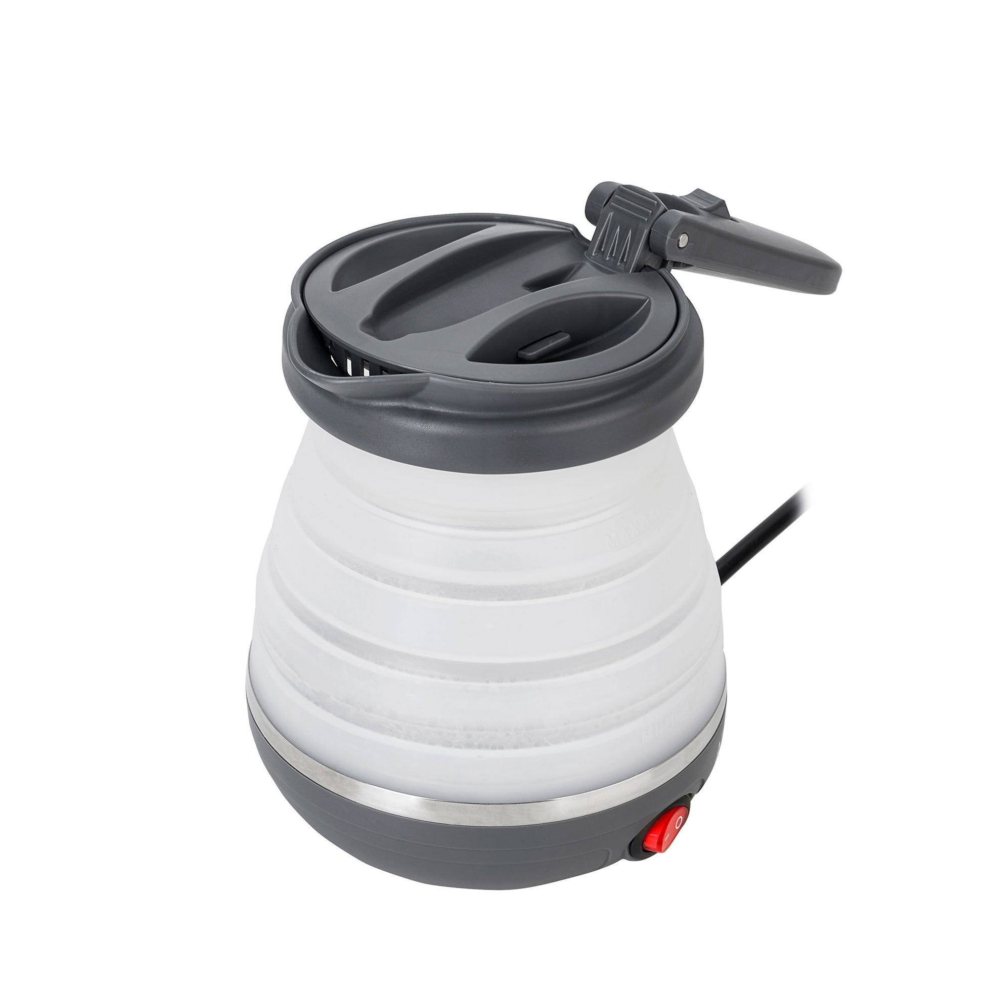 Adler Hervidor Agua Eléctrico Plegable, 0,6l, Silicona Sin Bpa, Resistencia Oculta, Apagado Automátic, Ad1279, Blanco_2