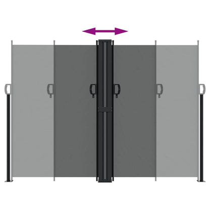 Vidaxl Toldo Lateral Retráctil Gris Antracita 180x600 Cm_4