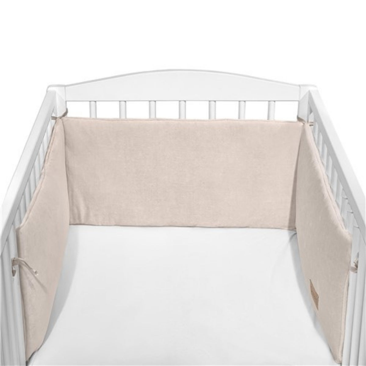 Cotton Color Chichonera Para Cuna 180x30 Velour Algodón Albero Mio | Protección Suave Para Noches Más Tranquilas_0