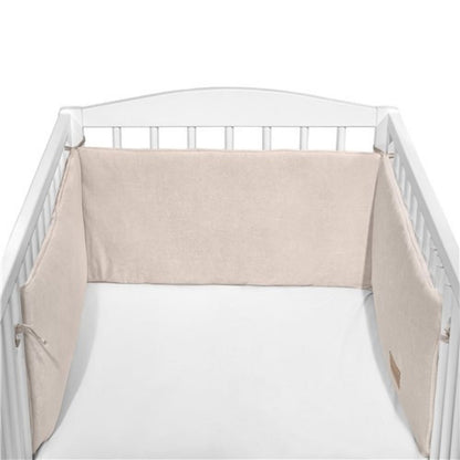 Cotton Color Chichonera Para Cuna 180x30 Velour Algodón Albero Mio | Protección Suave Para Noches Más Tranquilas_0