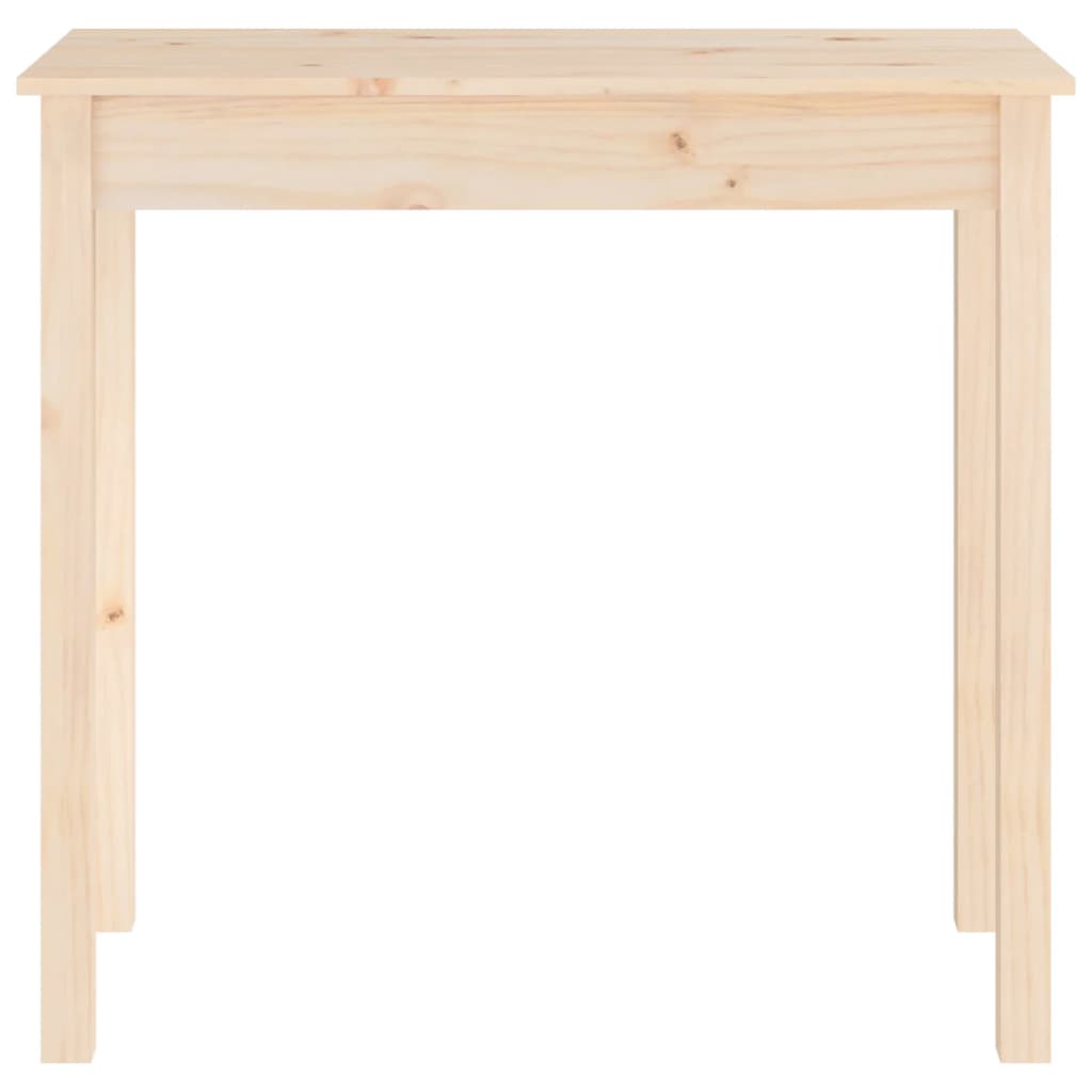 Mesa Consola Madera Maciza De Pino 80x40x75 Cm_3