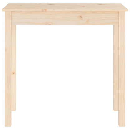 Mesa Consola Madera Maciza De Pino 80x40x75 Cm_3