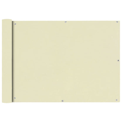 Vidaxl Toldo Para Balcón Tela Oxford 75x600 Cm Crema_0