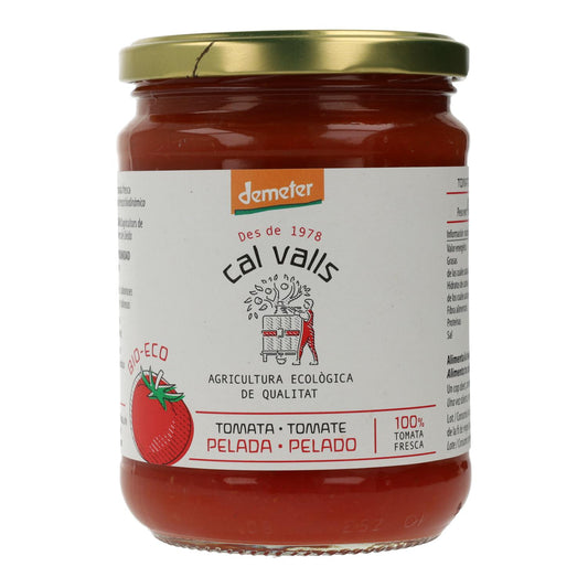 Tomate entero pelado ECO, Cal Valls, 400 g