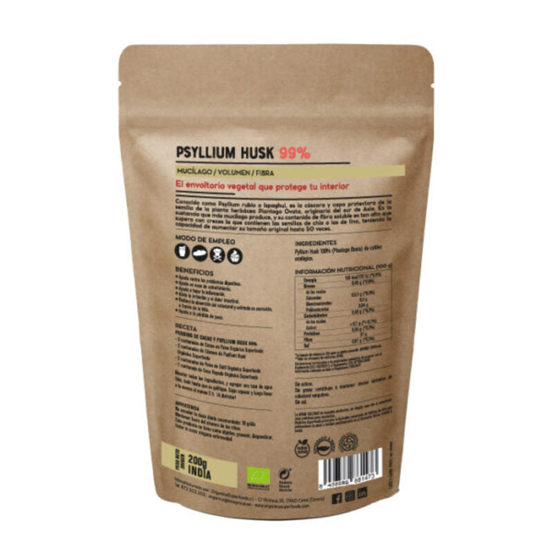 Psyllium Husk Raw Sin Gluten Bio 200g_1