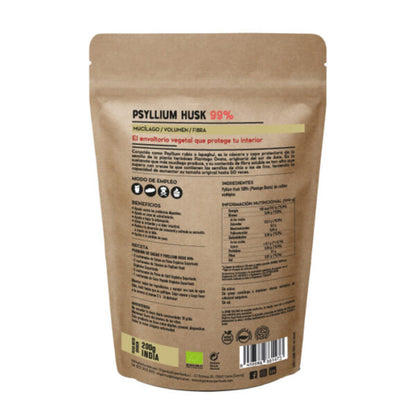 Psyllium Husk Bio Pureza 99% 200g - Orgánica Superfoods_1
