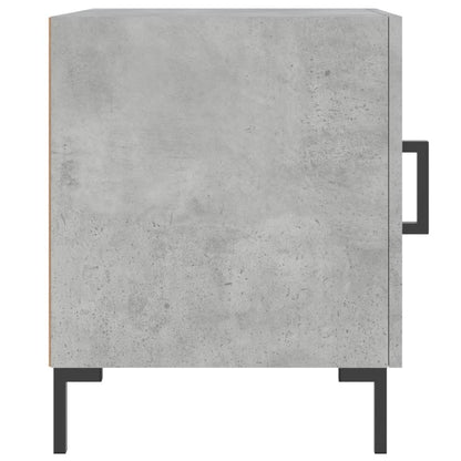 Mesitas Noche 2 Uds Madera Ingeniería Gris Hormigón 40x40x50 Cm_3