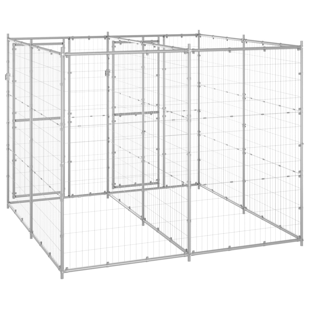 Perrera De Exterior De Acero Galvanizado 4,84 M²_3