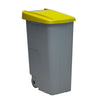 Contenedor Reciclo 85l Amarillo Cerrado 76x57x42 Cm Wellhome