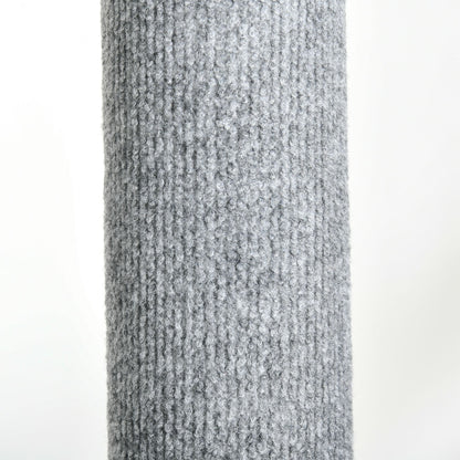 Pawhut Árbol Para Gatos Del Suelo Al Techo 43x27x228-260 Cm Con Altura Ajustable_3