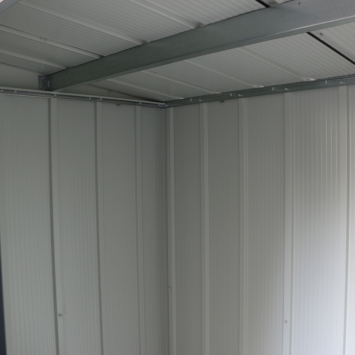 Caseta Jardín Eco Pent Roof 8×4 Metal Gris Antracita_5