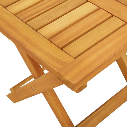 Tumbonas Con Mesa 2 Unidades Madera Maciza De Acacia / Vetonek_4