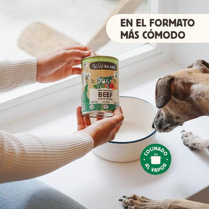Lata de Ternera BARF para perros Wild Balance 400 g