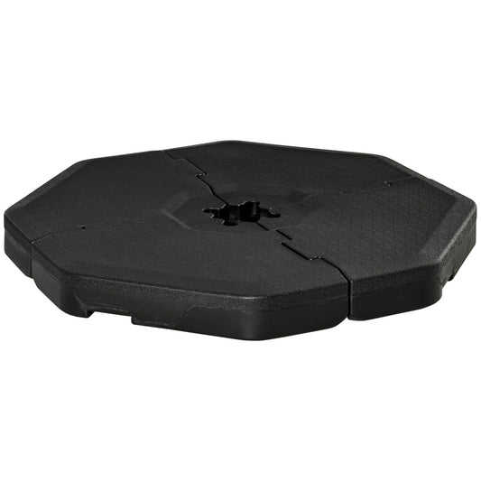 Outsunny 4 Pesos Para Base De Sombrilla Rellenable De Agua 104 Kg O Arena 125 Kg_0